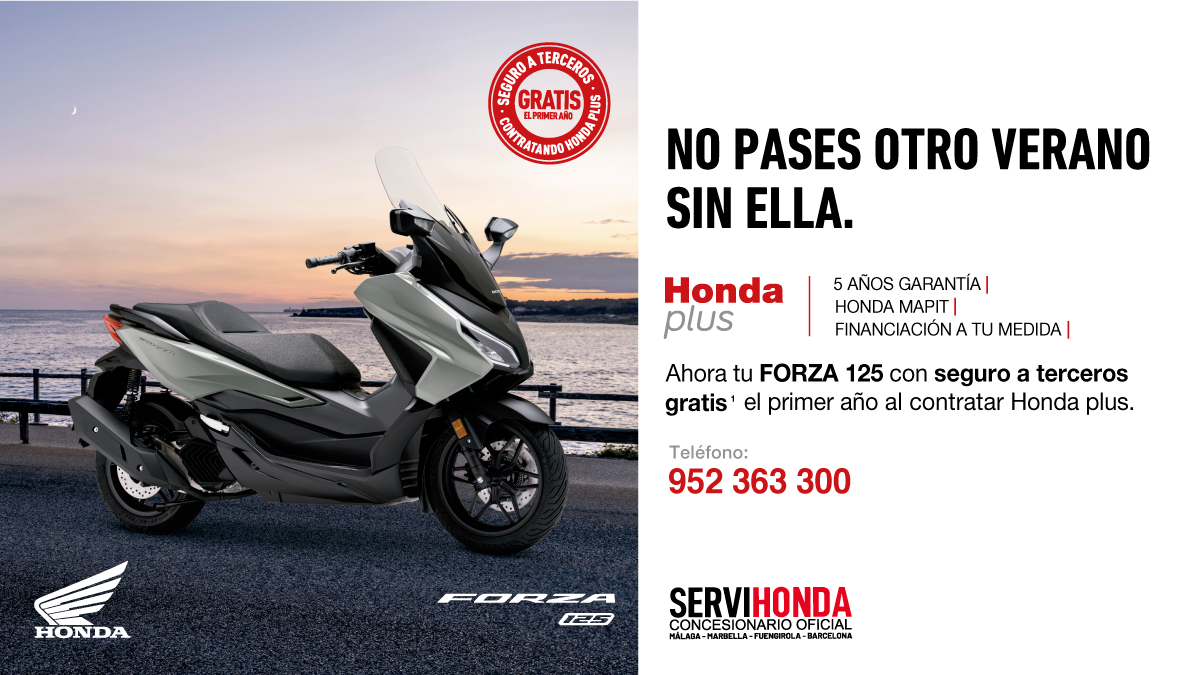 Honda renueva el scooter Forza 125
