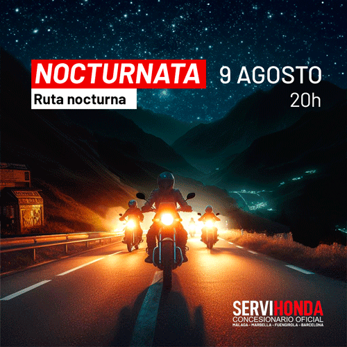 Nocturnata 2024. Servihonda Málaga Marbella y Fuengirola