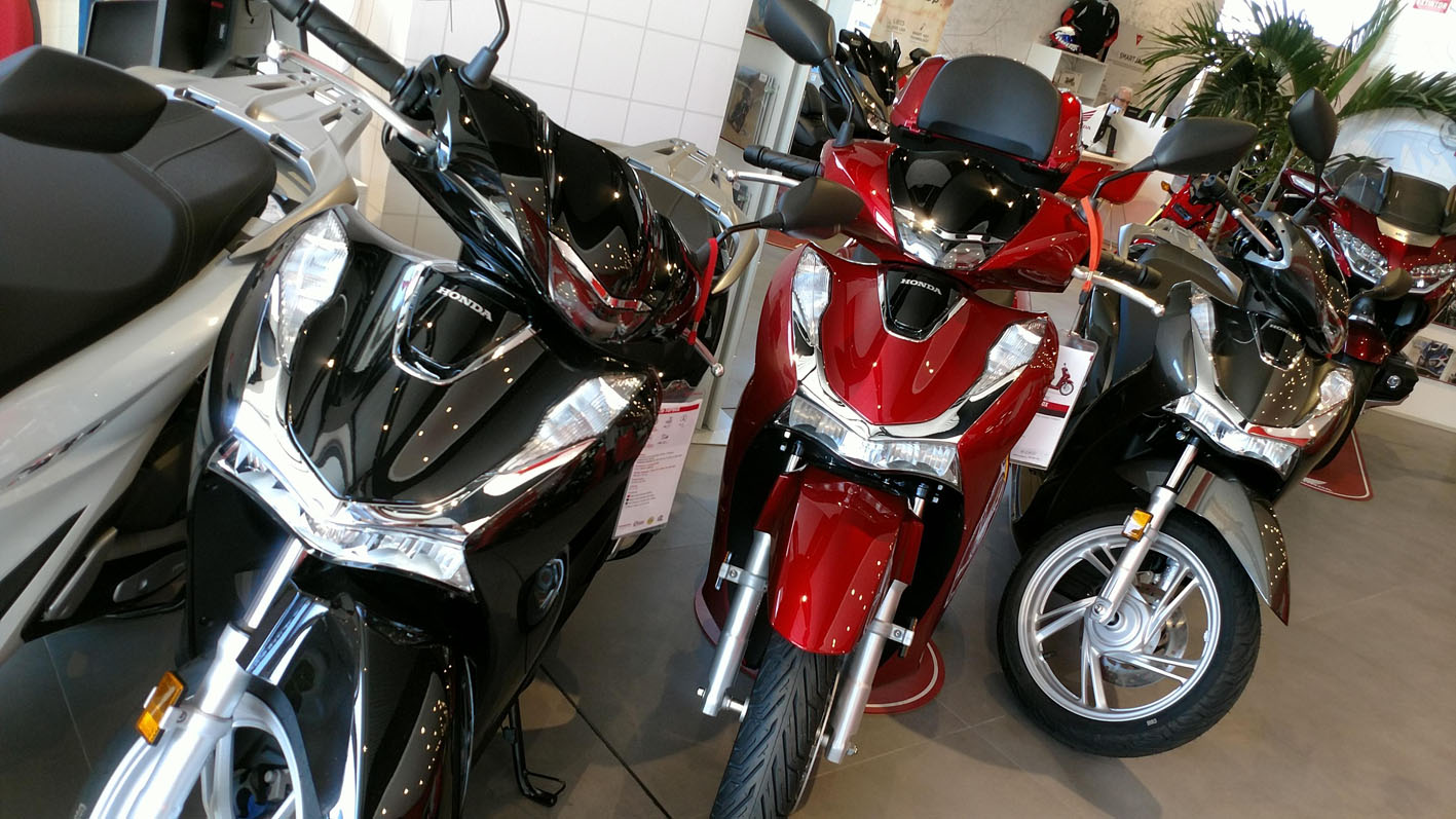 Honda SH125i en Servihonda.