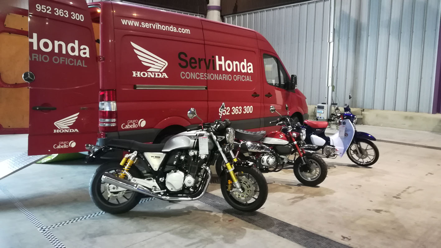 Servihonda en el Salón de la Moto Clásica 2020.